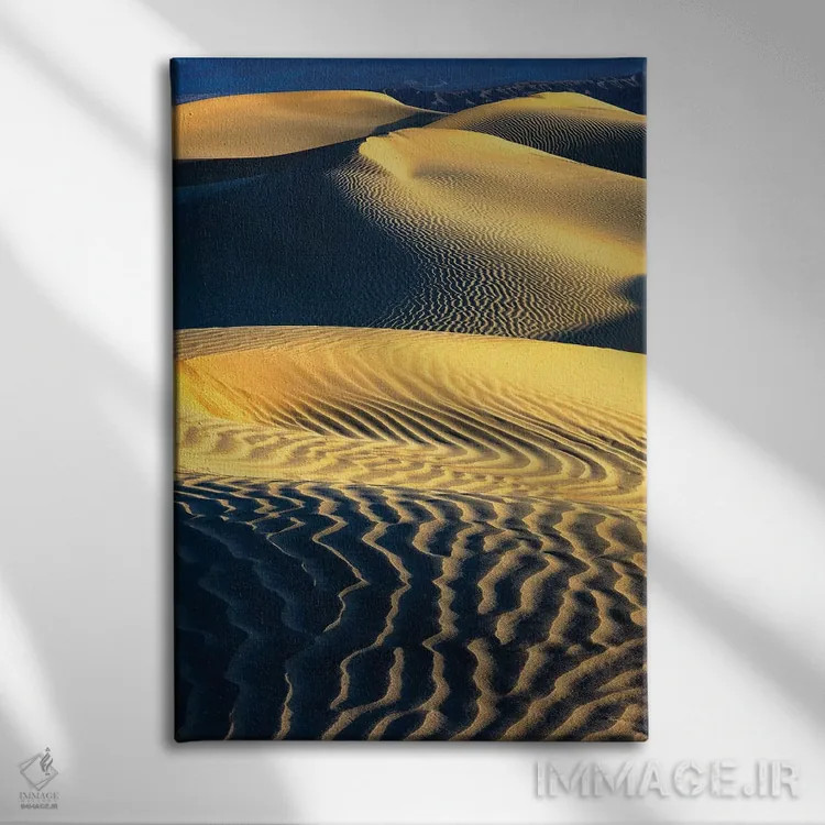 تابلو دکوراتیو تپه های شنی مسکیت، دره مرگ، کالیفرنیا اثر تام نورینگ - نمای روبهرو روی دیوار