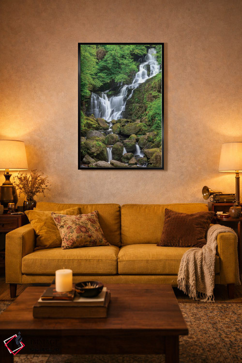 تابلو دکوراتیو County Kerry, Ireland. Torc Waterfall.,پارک ملی کیلارنی، کان… اثر تام نورینگ - D4B
