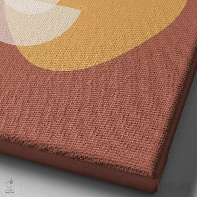 تابلو مینیمال کابینت آشپزخانه اثر استیت بومی - نمای نزدیک بافت بوم