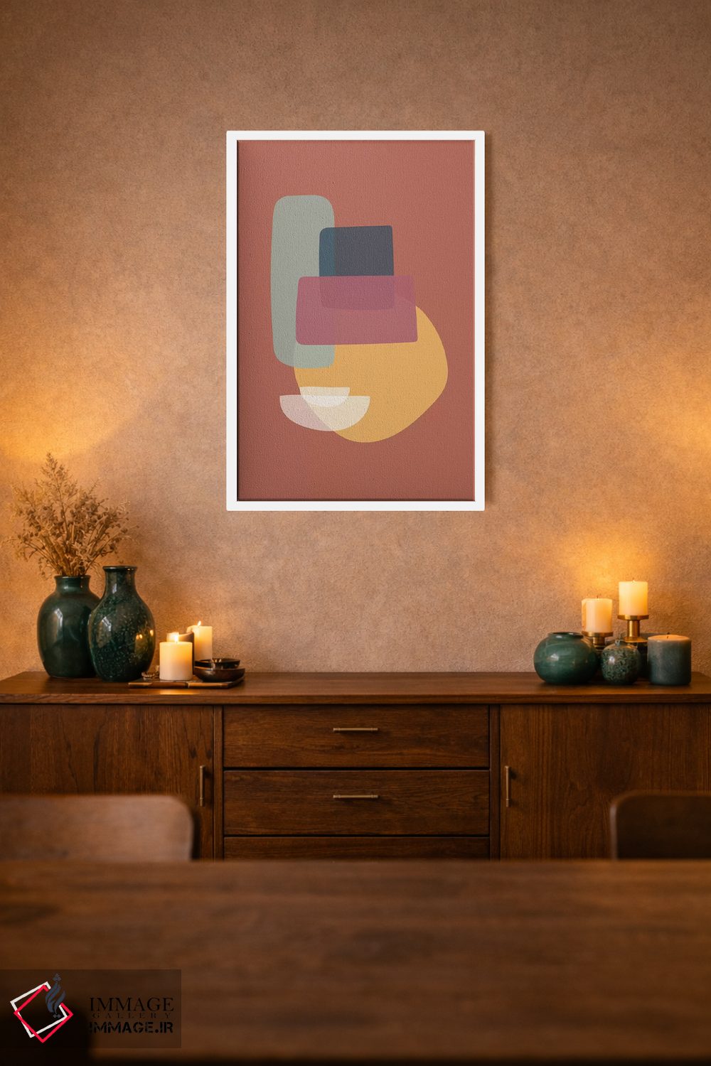 تابلو مینیمال کابینت آشپزخانه اثر استیت بومی - D1W