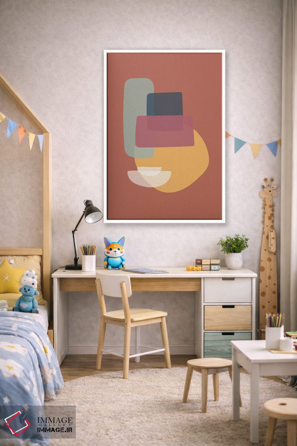 تابلو مینیمال کابینت آشپزخانه اثر استیت بومی - D2W