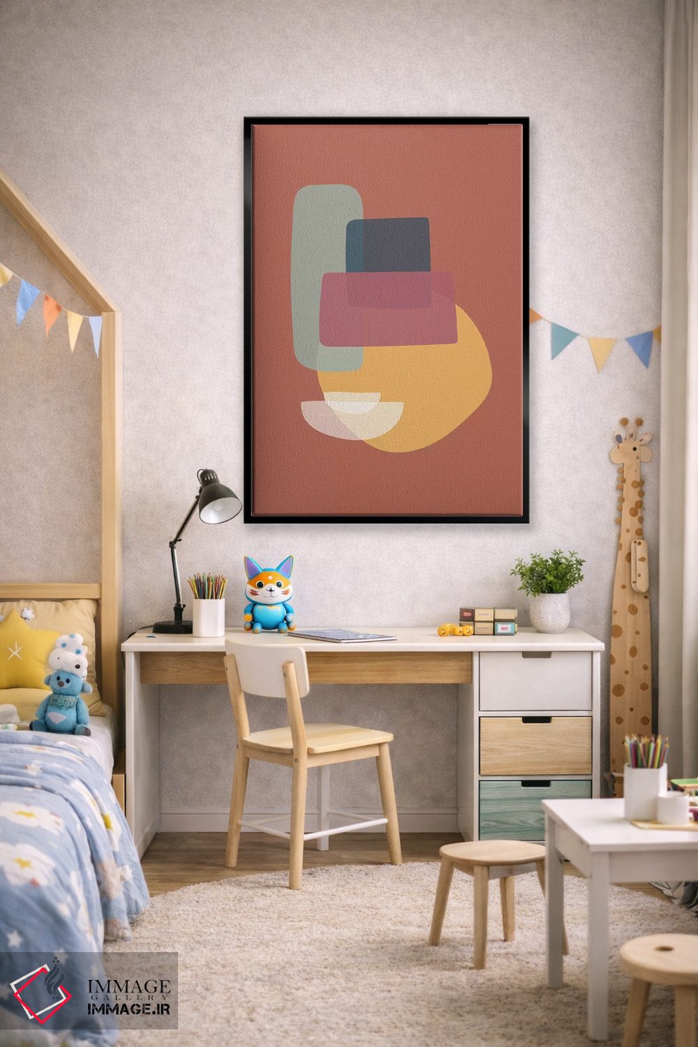 تابلو مینیمال کابینت آشپزخانه اثر استیت بومی - D3B