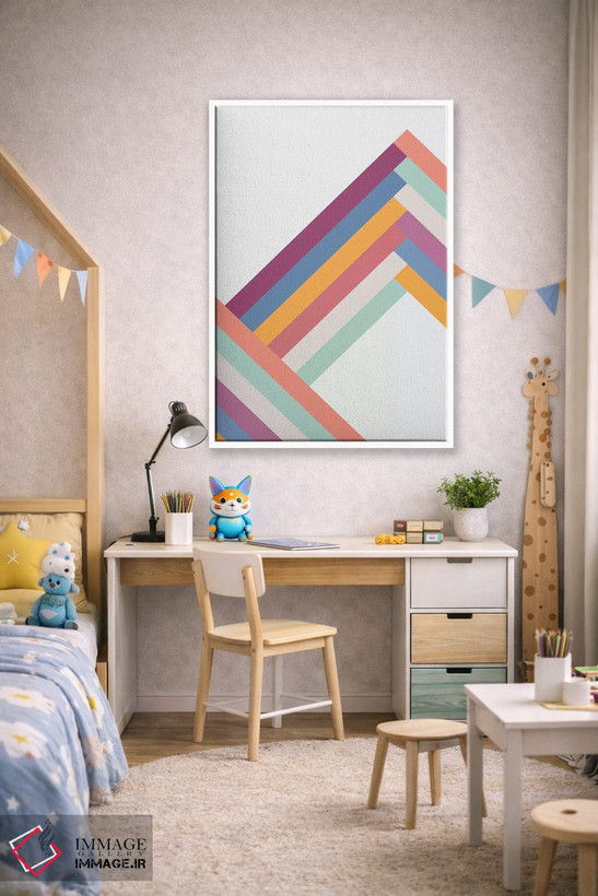 تابلو مینیمال رشته کوه اثر استیت بومی - D1W