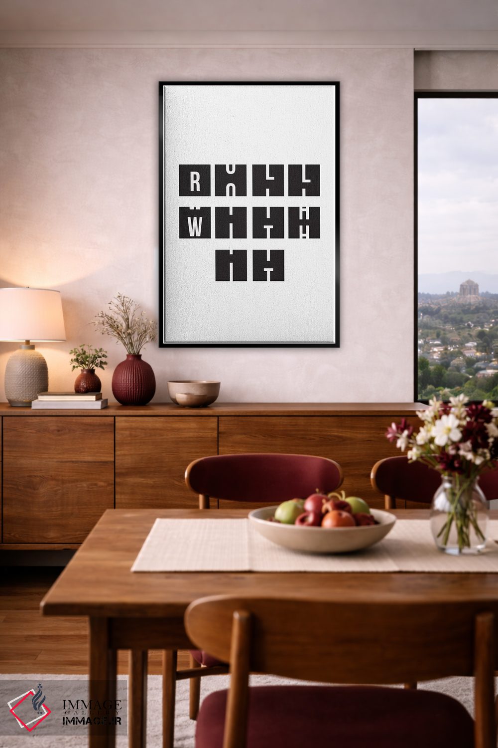 تابلو مدرن با جریان پیش برو اثر استیت بومی - D3B