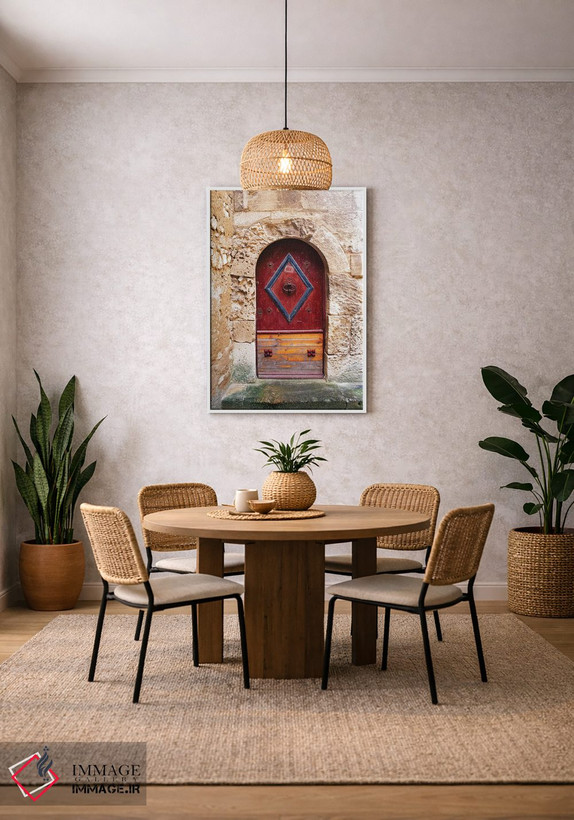 تابلو دکوراتیو در رنگارنگ در دیوار سنگی یک قلعه در فرانسه اثر تام هازل تاین - D2W