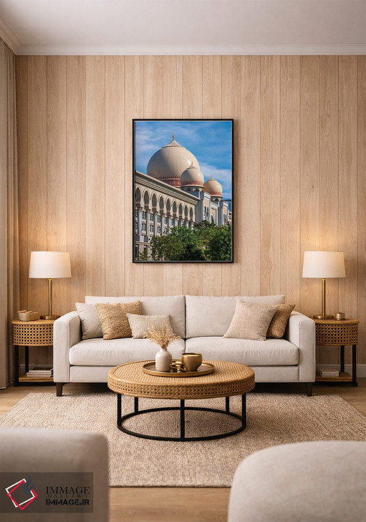 تابلو دکوراتیو کوالالامپور، غرب مالزی؛ گنبد کاخ دادگستری اثر تام هازل تاین - D2B