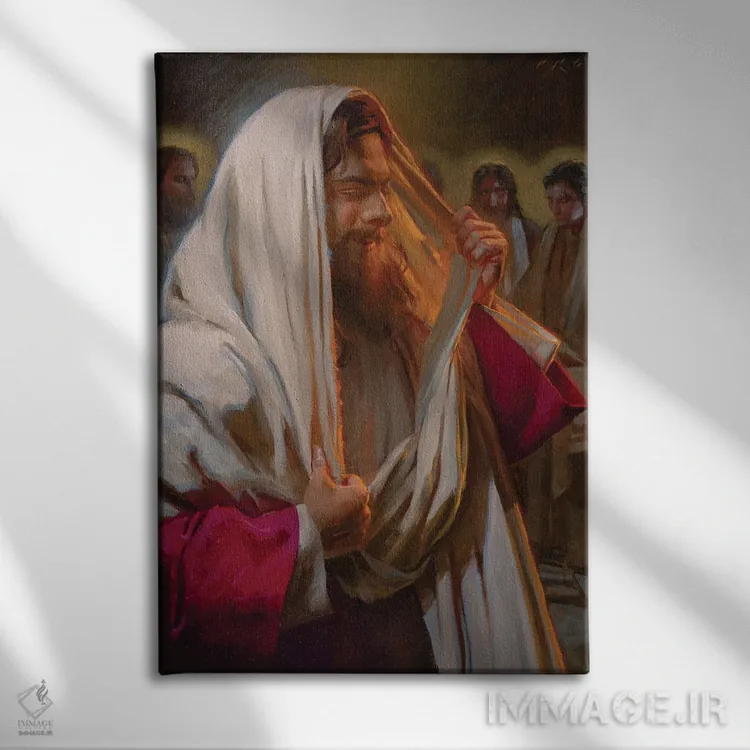 تابلو دکوراتیو ژان بیستم اثر تونی پرو - نمای روبهرو روی دیوار
