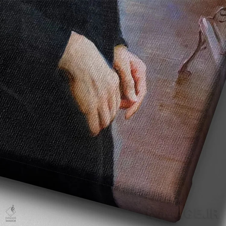 تابلو دکوراتیو سپیده دم شکوه مند اثر تونی پرو - نمای نزدیک بافت بوم