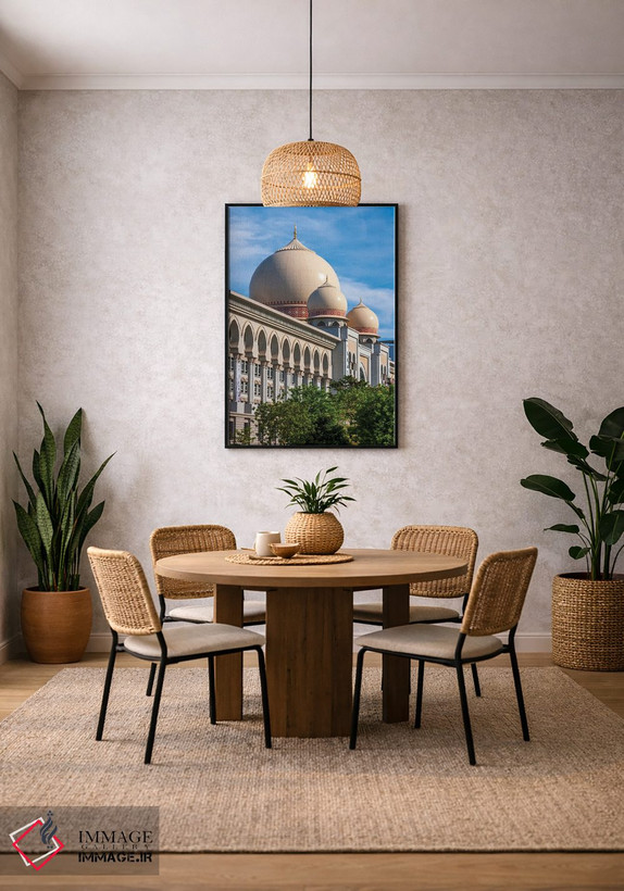 تابلو دکوراتیو کوالالامپور، غرب مالزی؛ گنبد کاخ دادگستری اثر تام هازل تاین - D5B