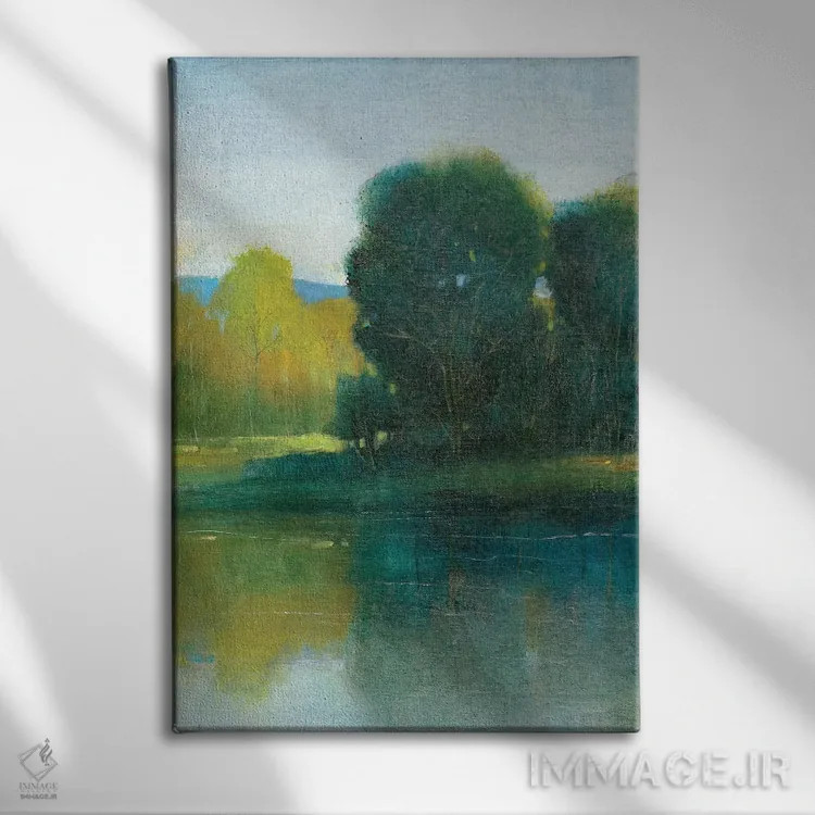 تابلو دکوراتیو آخرین نور II اثر تیم اوتول - نمای روبهرو روی دیوار