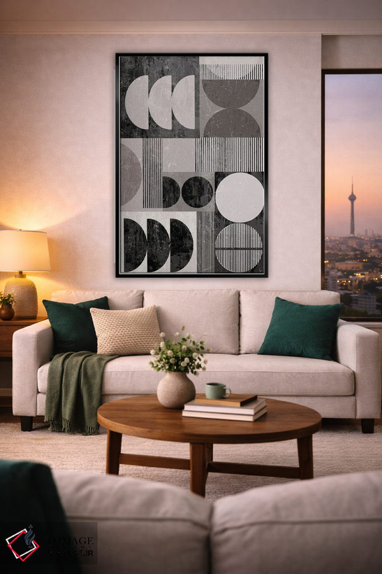 تابلو مینیمال گرافیکا II اثر تام ریوز - D2B