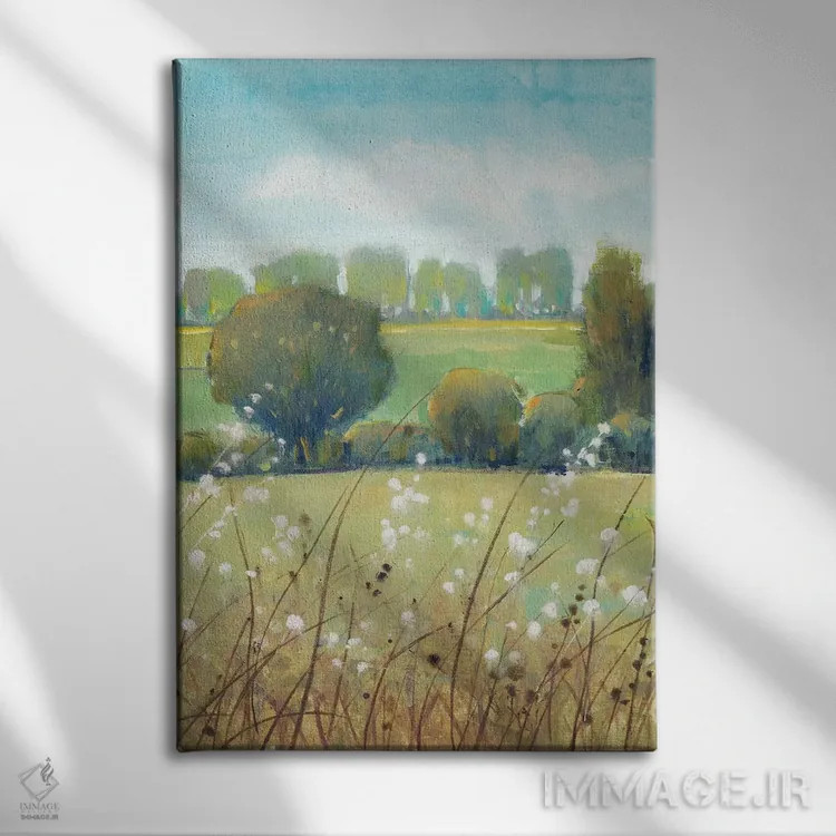 تابلو دکوراتیو نسیم تابستانی II اثر تیم اوتول - نمای روبهرو روی دیوار