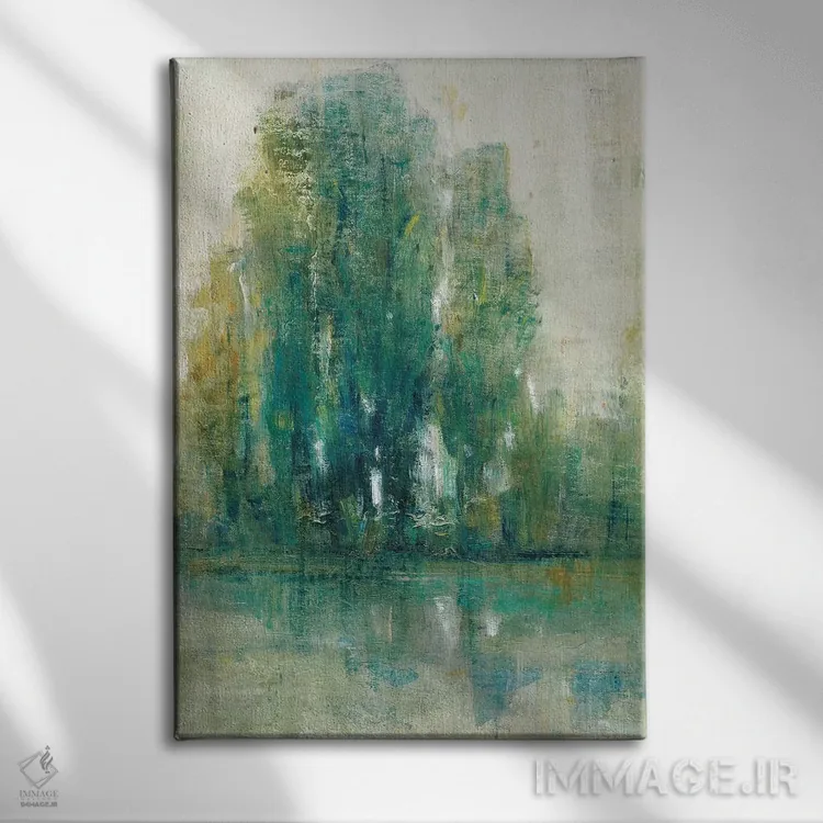 تابلو دکوراتیو منظره بهاری I اثر تیم اوتول - نمای روبهرو روی دیوار