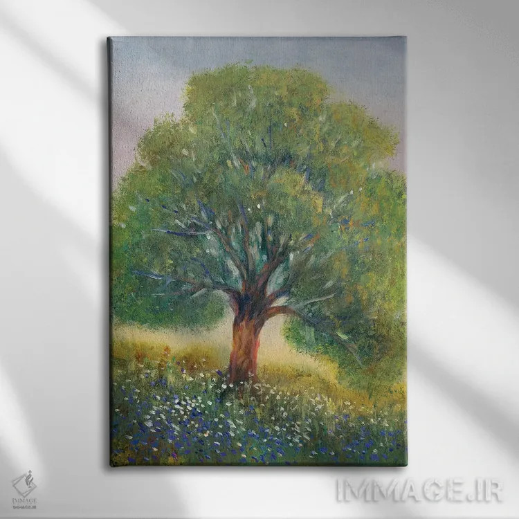 تابلو دکوراتیو ایستاده در مزرعه II اثر تیم اوتول - نمای روبهرو روی دیوار