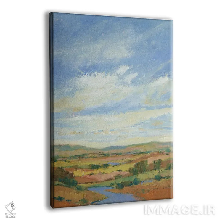 تابلو دکوراتیو سرزمین حاصلخیز I اثر تیم اوتول - نمای پرسپکتیو محصول