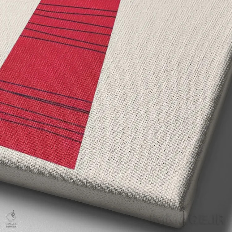 تابلو مدرن لو لو اثر تریسی اندروز - نمای نزدیک بافت بوم