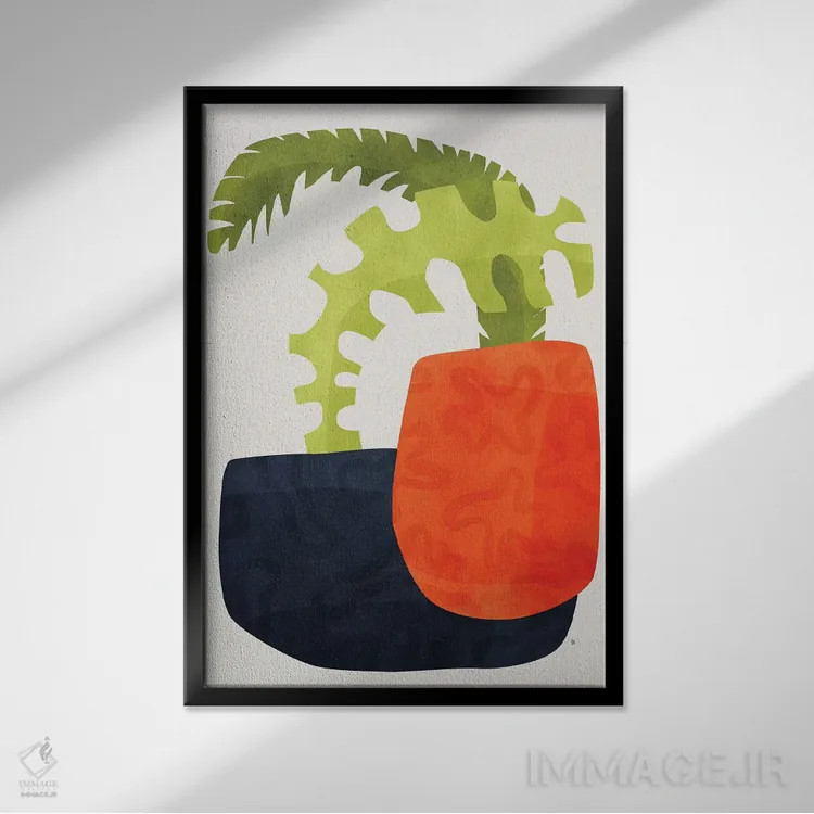 تابلو دکوراتیو طبیعت بی جان III اثر تریسی اندروز - نمای قابدار مشکی