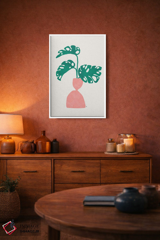 تابلو مینیمال مانسترا اثر تریسی اندروز - D2W