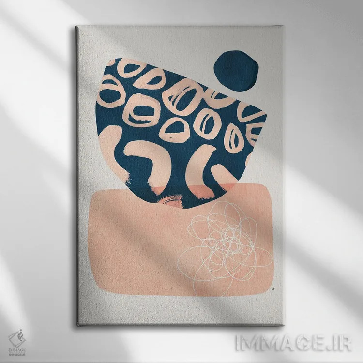 تابلو مینیمال کیان اثر تریسی اندروز - نمای روبهرو روی دیوار