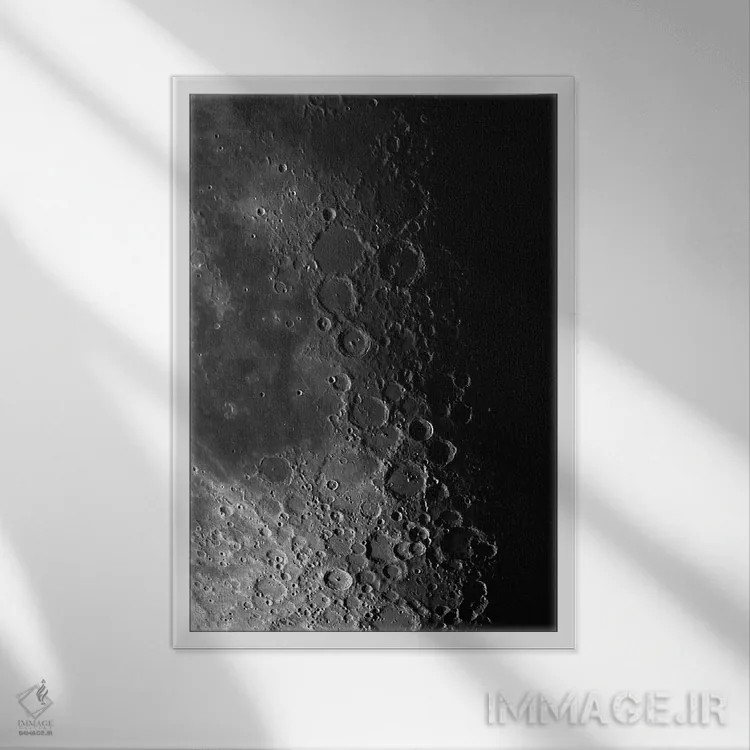 تابلو دکوراتیو برآمدگی روپس رکتا و دهانه های پیتاتوس و تیکو اثر فیلیپ جونز - نمای قابدار سفید