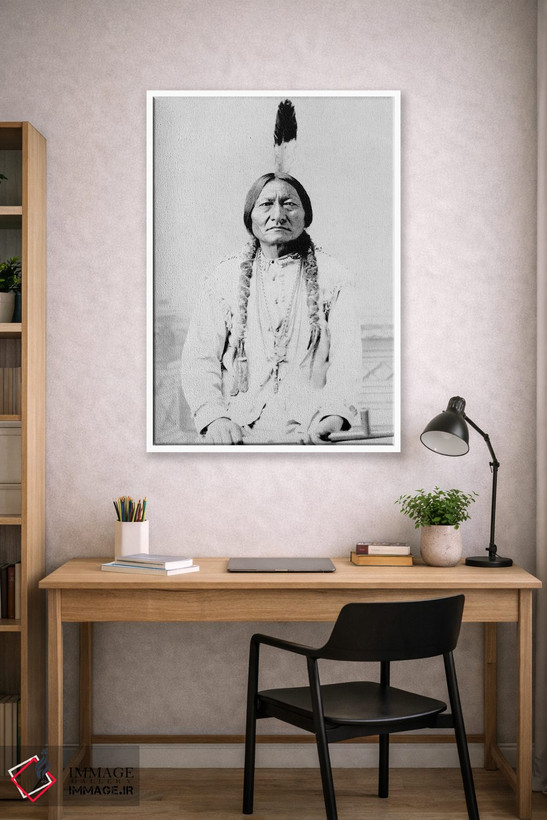 تابلو دکوراتیو A Hunkpapa Lakota Tribal Chief,سیتینگ بول، رئیس قبیله… اثر استاک ترک ایمیجز - D1W