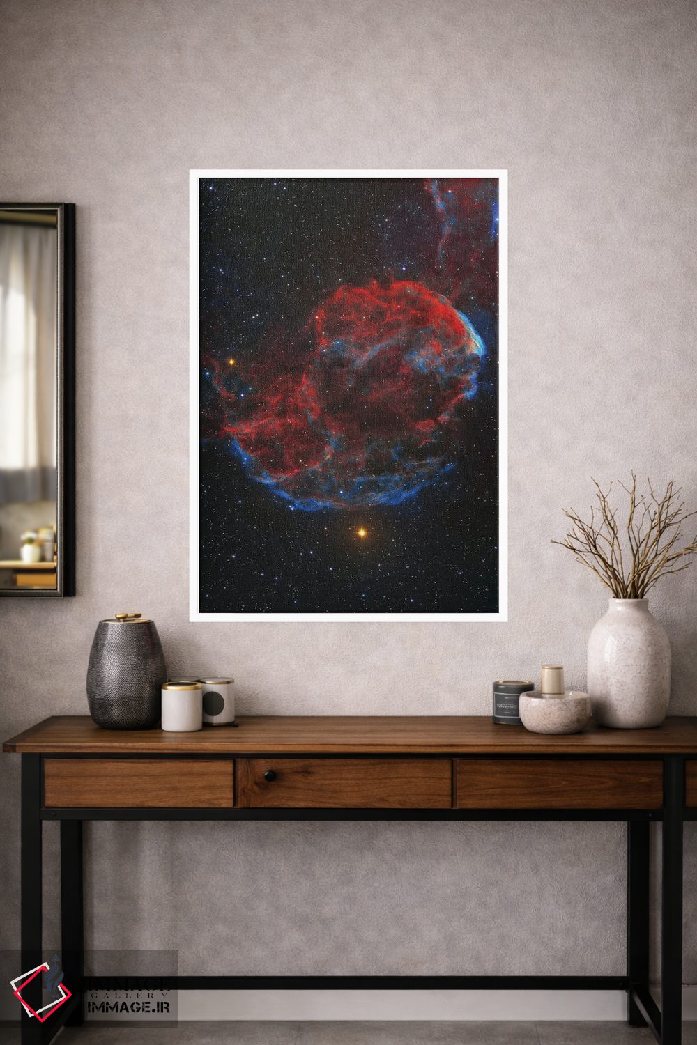 تابلو دکوراتیو Known As The Jellyfish Nebula,بازمانده ابرنواختر IC 443 معرو… اثر لورند فنیش - D2W