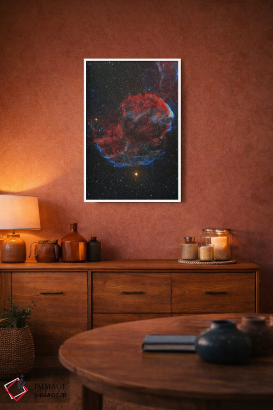 تابلو دکوراتیو Known As The Jellyfish Nebula,بازمانده ابرنواختر IC 443 معرو… اثر لورند فنیش - D4W