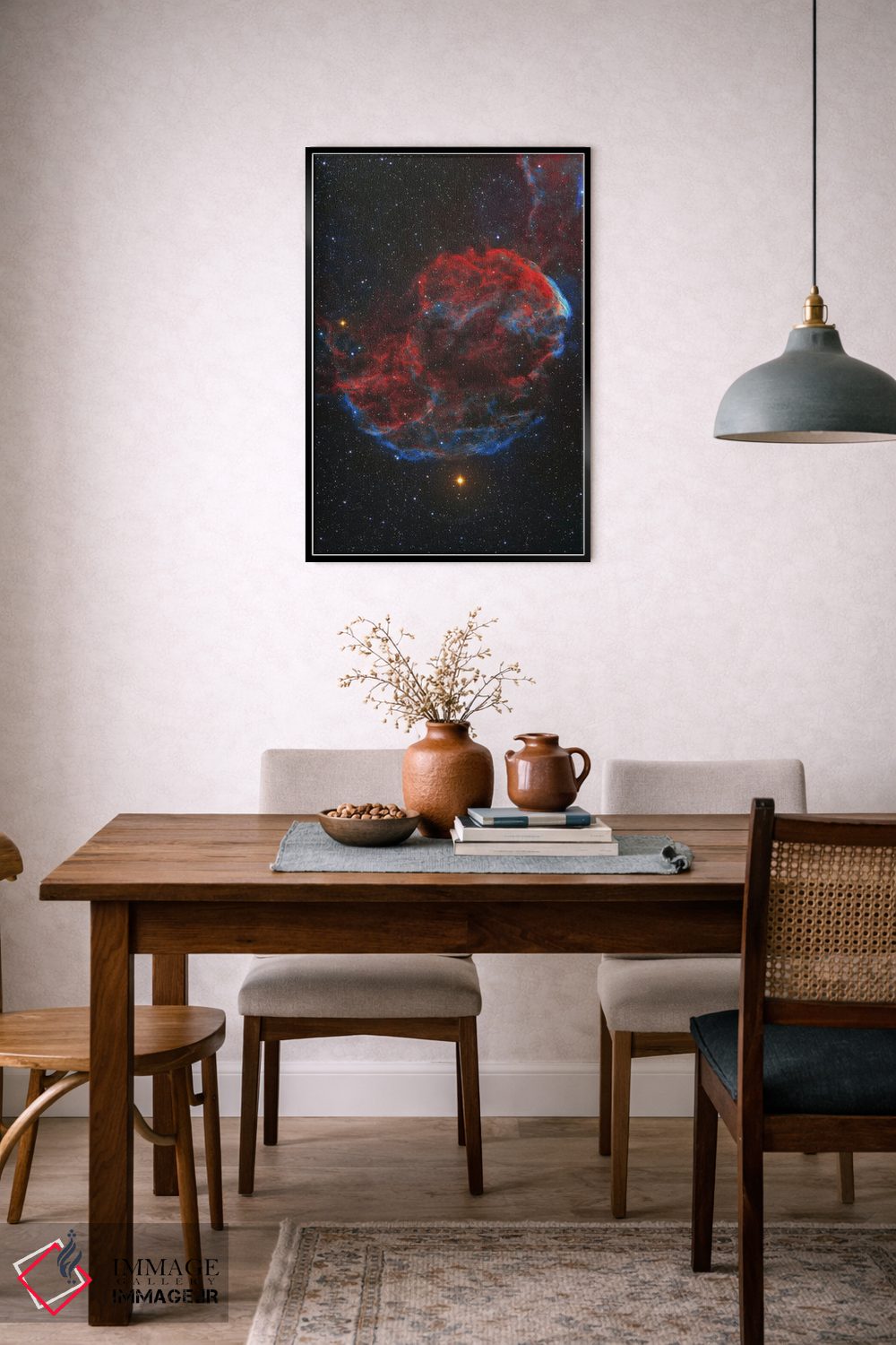 تابلو دکوراتیو Known As The Jellyfish Nebula,بازمانده ابرنواختر IC 443 معرو… اثر لورند فنیش - D6B