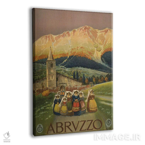 تابلو دکوراتیو Italy Vintage Travel Poster, Circa 1920,پوستر قدیمی سف… اثر استاک ترک ایمیجز - نمای پرسپکتیو محصول