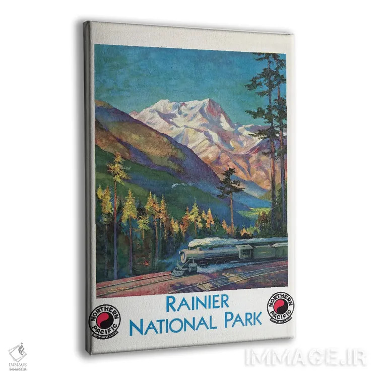 تابلو دکوراتیو Northern Pacific North Coast Limited, Circa 1920,پوستر… اثر استاک ترک ایمیجز - نمای پرسپکتیو محصول