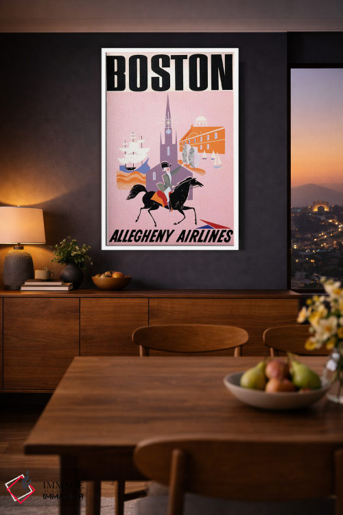 تابلو دکوراتیو Showing Paul Revere On Horseback, Circa 1950,پوستر قدی… اثر استاک ترک ایمیجز - D3W