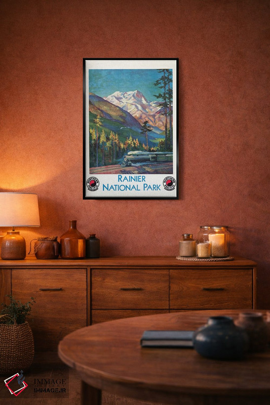 تابلو دکوراتیو Northern Pacific North Coast Limited, Circa 1920,پوستر… اثر استاک ترک ایمیجز - D5B
