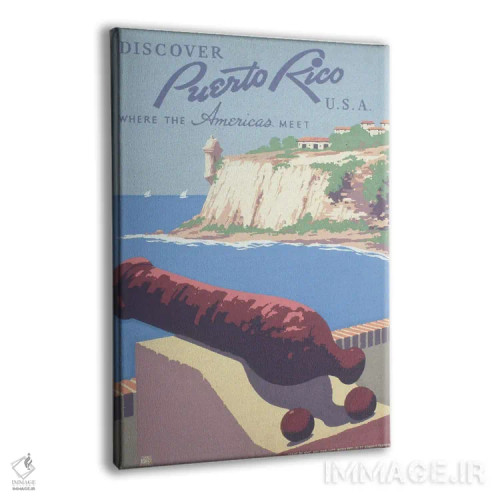 تابلو دکوراتیو Showing View Of Harbor From Morro Castle,پوستر قدیمی س… اثر استاک ترک ایمیجز - نمای پرسپکتیو محصول