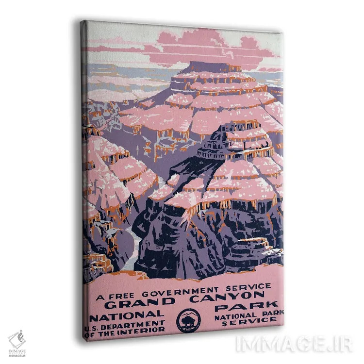 تابلو دکوراتیو A Free Government Service, Circa 1938,پوستر قدیمی سفر… اثر استاک ترک ایمیجز - نمای پرسپکتیو محصول