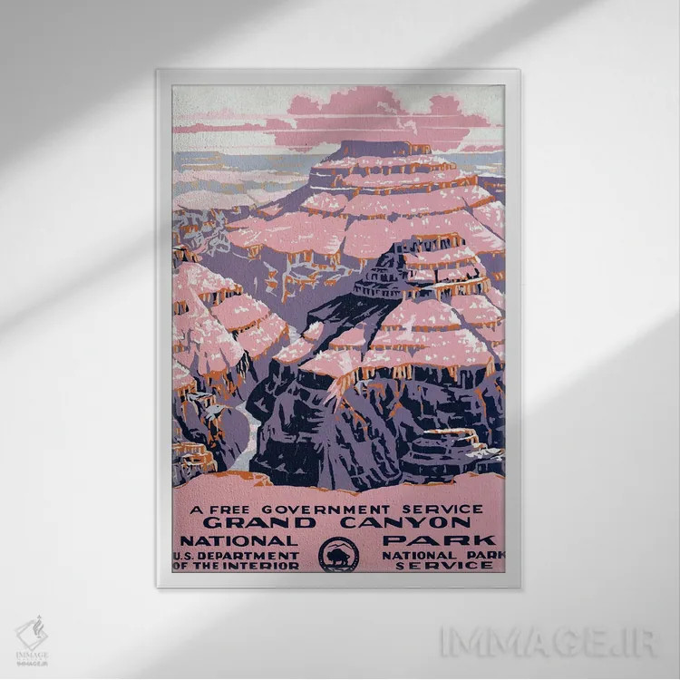 تابلو دکوراتیو A Free Government Service, Circa 1938,پوستر قدیمی سفر… اثر استاک ترک ایمیجز - نمای قابدار سفید