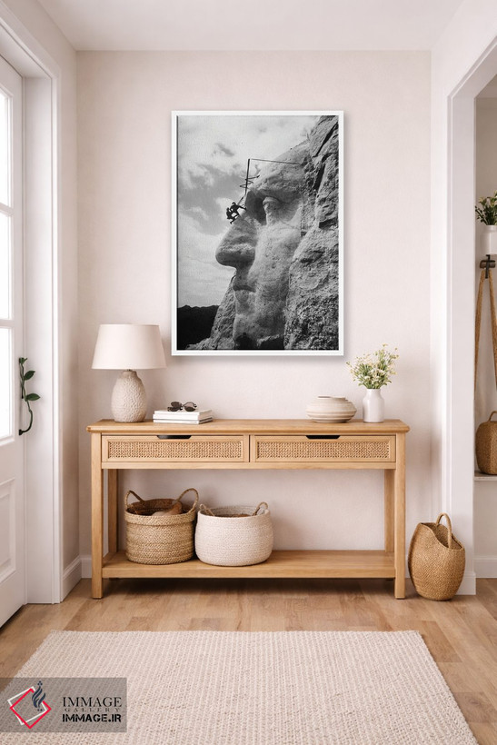 تابلو دکوراتیو Mt Rushmore, South Dakota,گاتزن بورگلوم در حال بازرسی… اثر گالری ورنون لوئیس - D5W