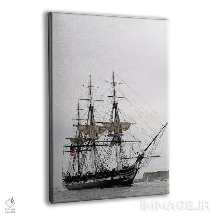 تابلو دکوراتیو USS Constitution,قدیمی ترین ناو رزمی فعال جهان، یواس ا… اثر استاک ترک ایمیجز - نمای پرسپکتیو محصول