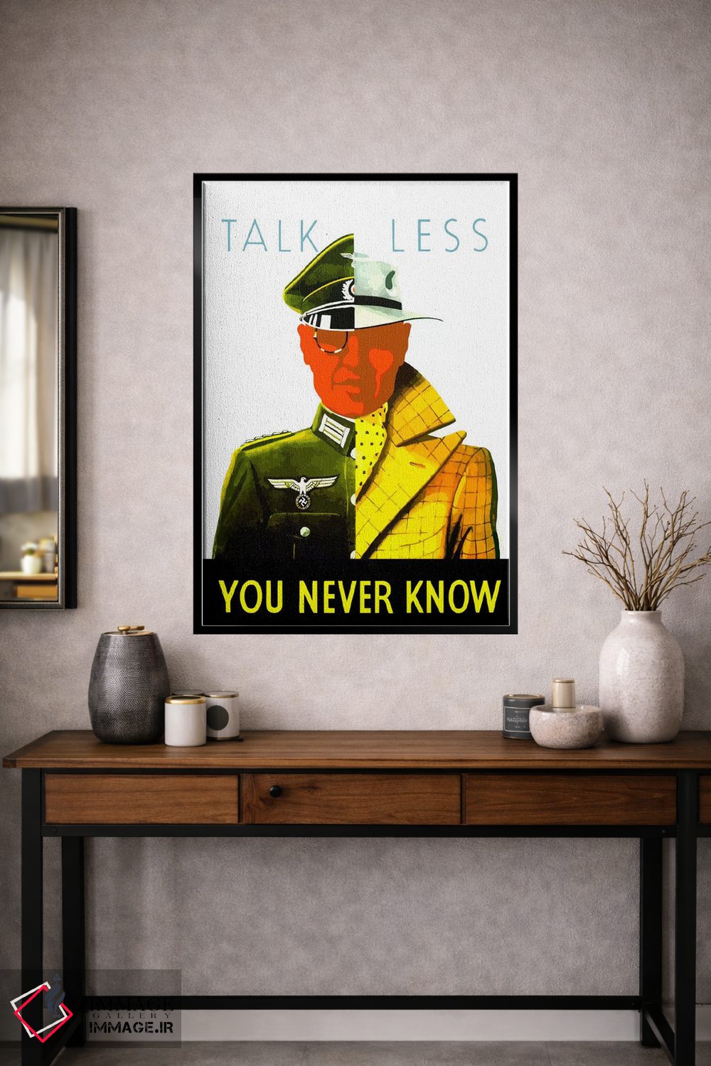تابلو دکوراتیو You Never Know Wartime Poster,پوستر زمان جنگ: کمتر حرف… اثر استاک ترک ایمیجز - D1B
