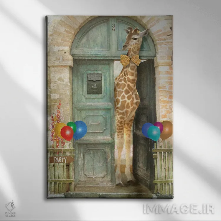 تابلو دکوراتیو زمان جشن اثر ترودی سیموندز - نمای روبهرو روی دیوار