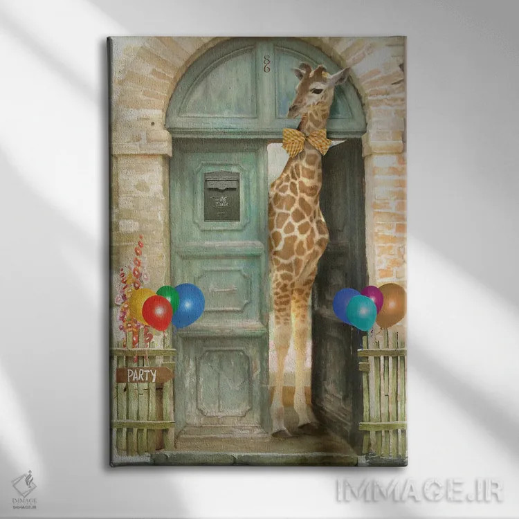 تابلو دکوراتیو زمان جشن اثر ترودی سیموندز - نمای روبهرو روی دیوار