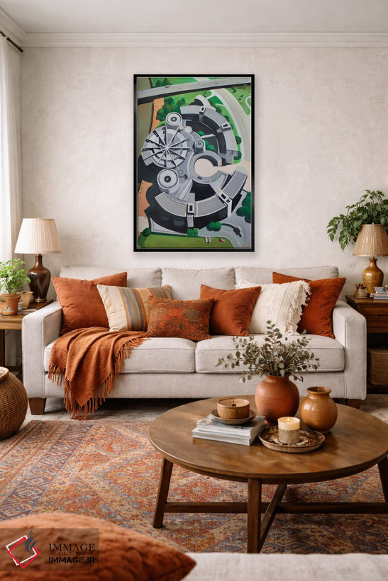 تابلو دکوراتیو دوسلدورف اثر تونی سیلبر-دلرویو - D4B