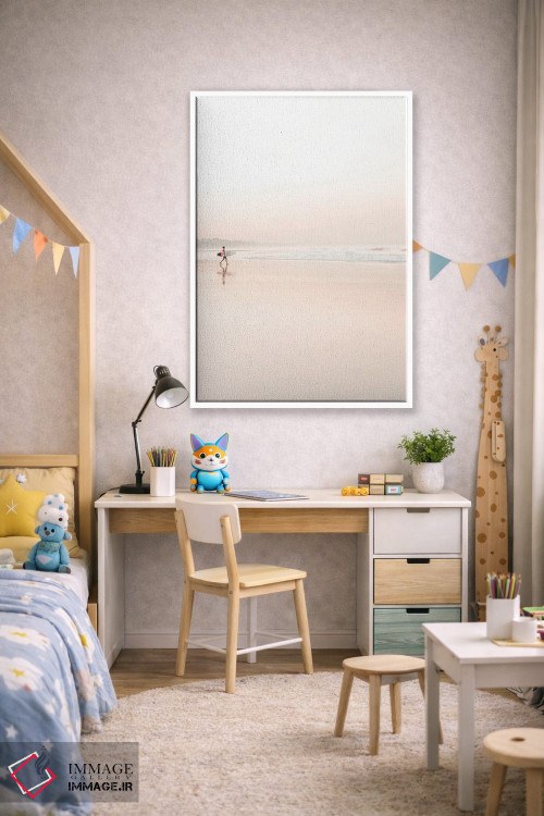 تابلو دکوراتیو موج سواری هنگام طلوع آفتاب اثر چاپ های تاینی ترژر - D1W