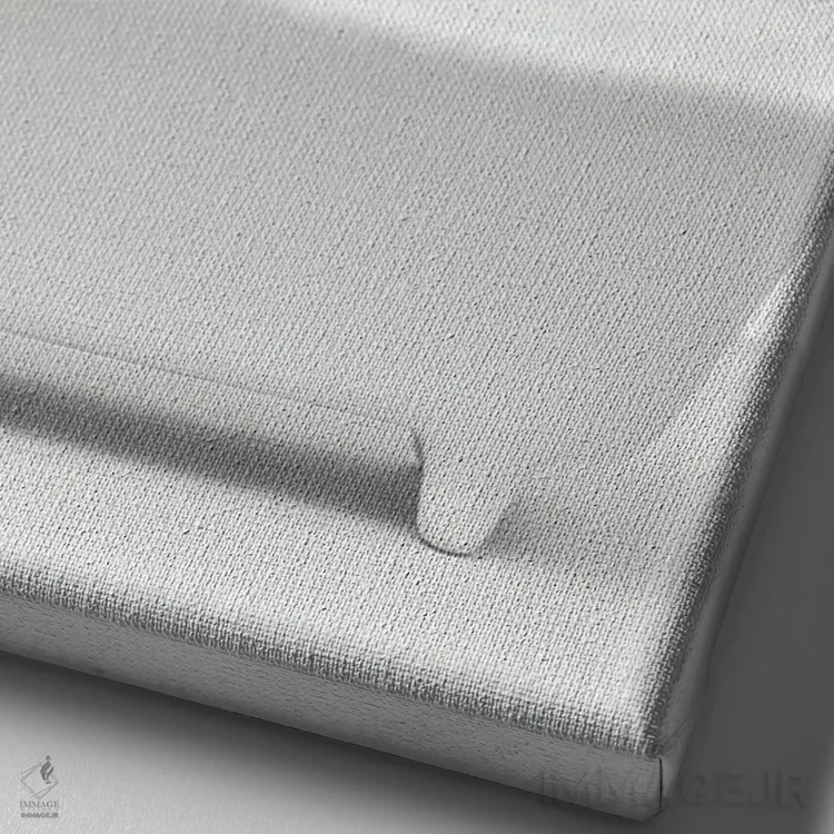 تابلو دکوراتیو گورخر در وان II اثر چاپ های تاینی ترژر - نمای نزدیک بافت بوم