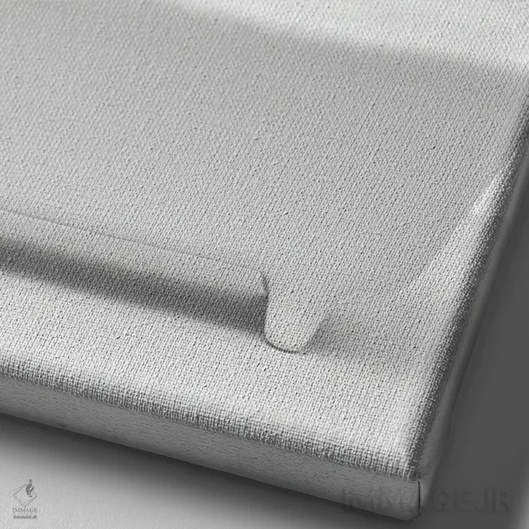 تابلو دکوراتیو گورخر در وان II اثر چاپ های تاینی ترژر - نمای نزدیک بافت بوم