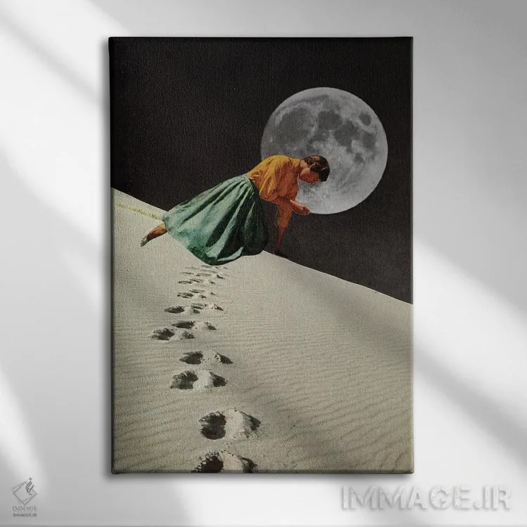 تابلو دکوراتیو گهواره اثر تایلر وارسل - نمای روبهرو روی دیوار
