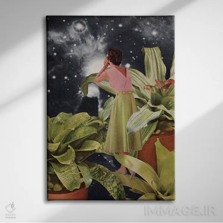 تابلو دکوراتیو آرزو کن اثر تایلر وارسل - نمای روبهرو روی دیوار