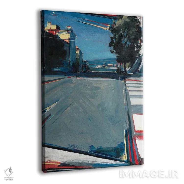 تابلو انتزاعی سان فرانسیسکو شماره ۲۱ اثر تام وویس - نمای پرسپکتیو محصول