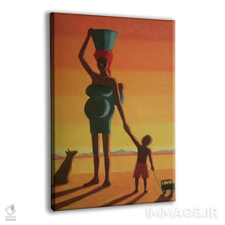 تابلو کلاسیک مادرسالار اثر تیلی ویلیس - نمای پرسپکتیو محصول