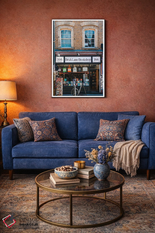 تابلو دکوراتیو کتابفروشی بریگ لین اثر اوربان تلر - D2W