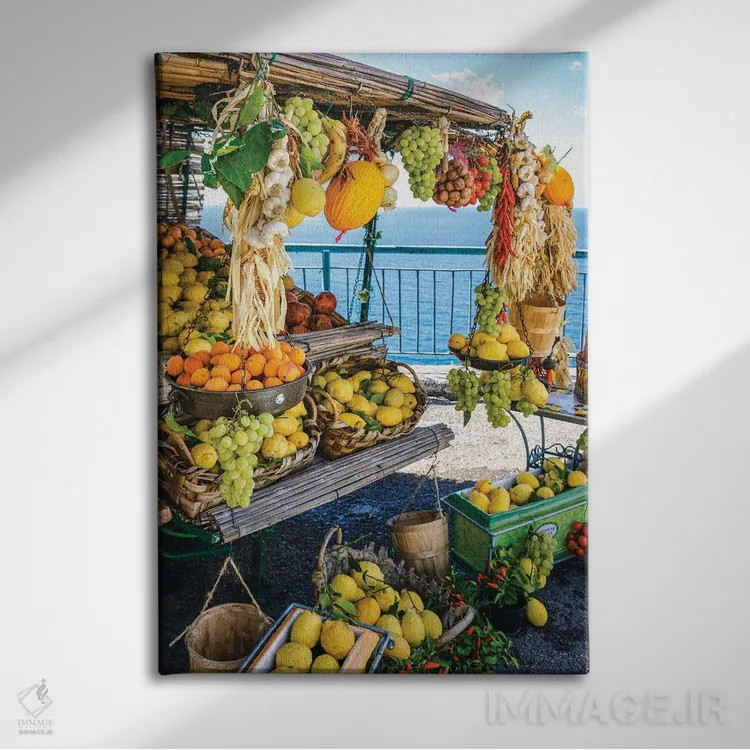 تابلو دکوراتیو لیموها اثر اوربان تلر - نمای روبهرو روی دیوار